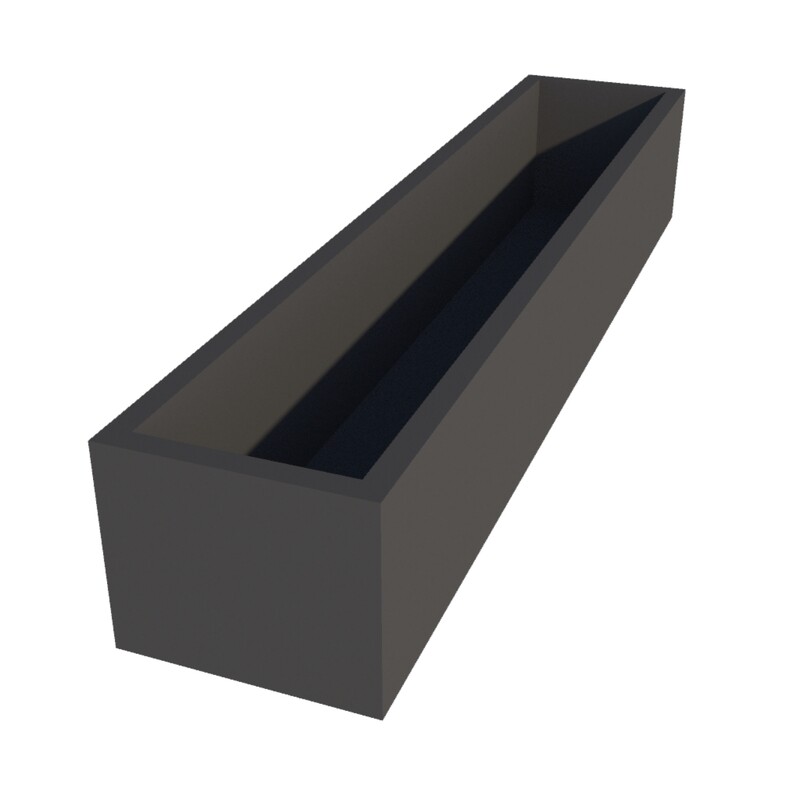 Powder Coated Window Box 1500 x 300 x 250