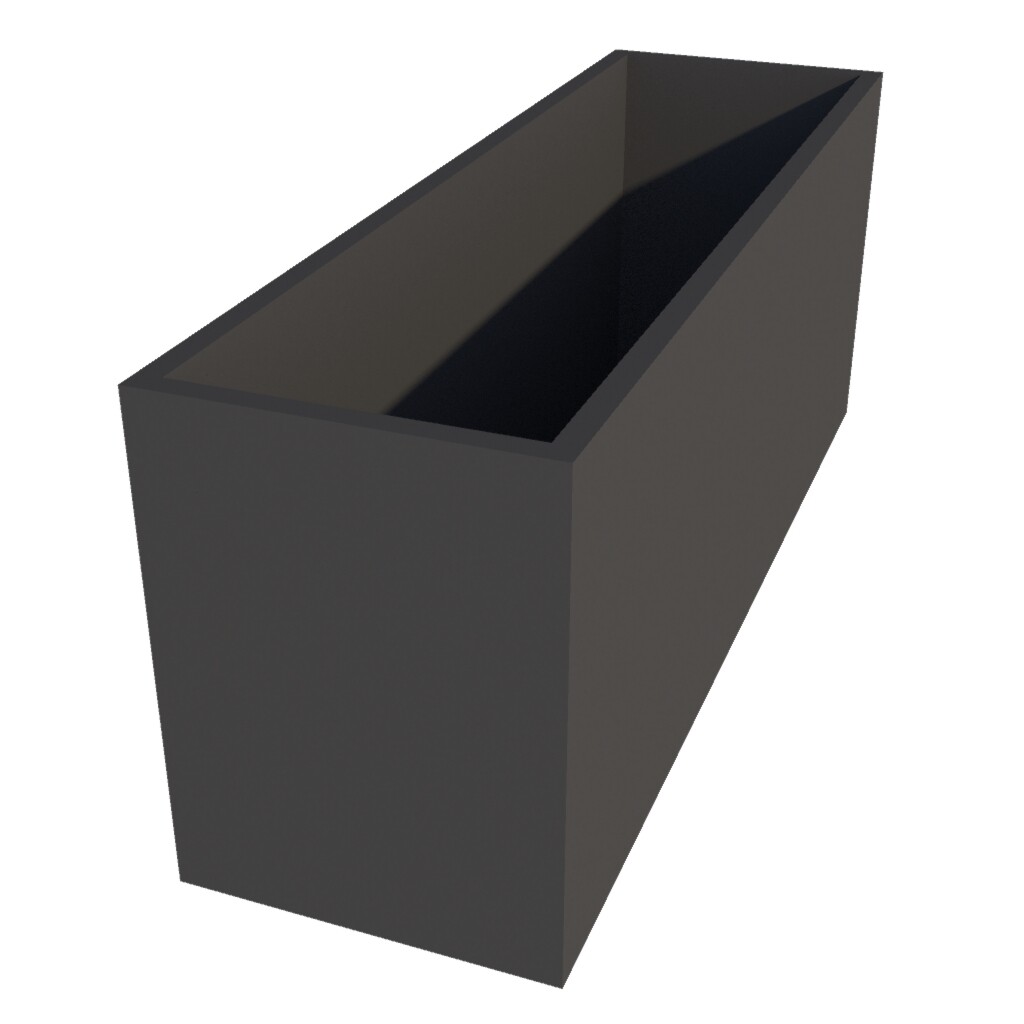 Powder Coated Rectangular Planter 1500 x 450 x 600