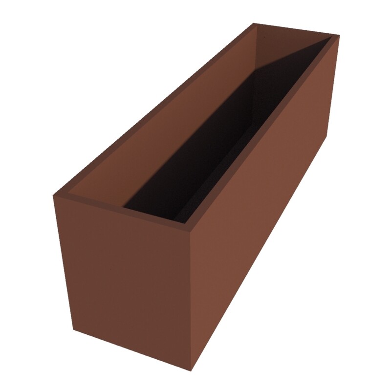 Powder Coated Rectangular Planter 17560 x 450 x 560