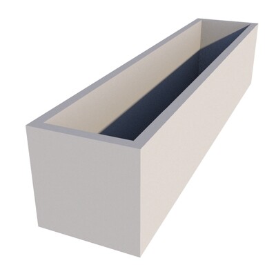 Powder Coated Rectangular Planter 1400 x 300 x 300