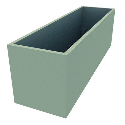 Powder Coated Rectangular Planter 1600 x 450 x 500