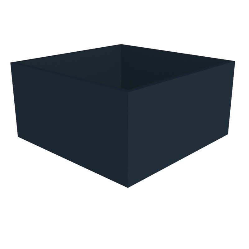 Powder Coated Cube Planter 800 x 800 x 300