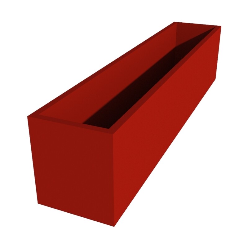 Powder Coated Rectangular Planter 1800 x 350 x 400
