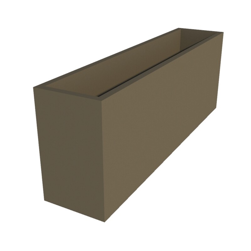 Powder Coated Rectangular Planter 1400 x 300 x 500