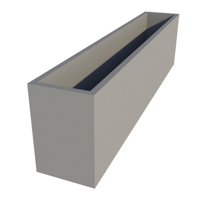 Powder Coated Rectangular Planter 1800 x 300 x 450