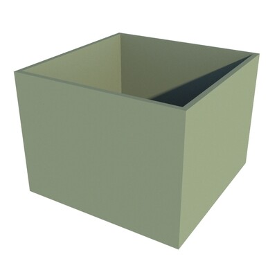 Powder Coated Cube Planter 1000 x 1000 x 750