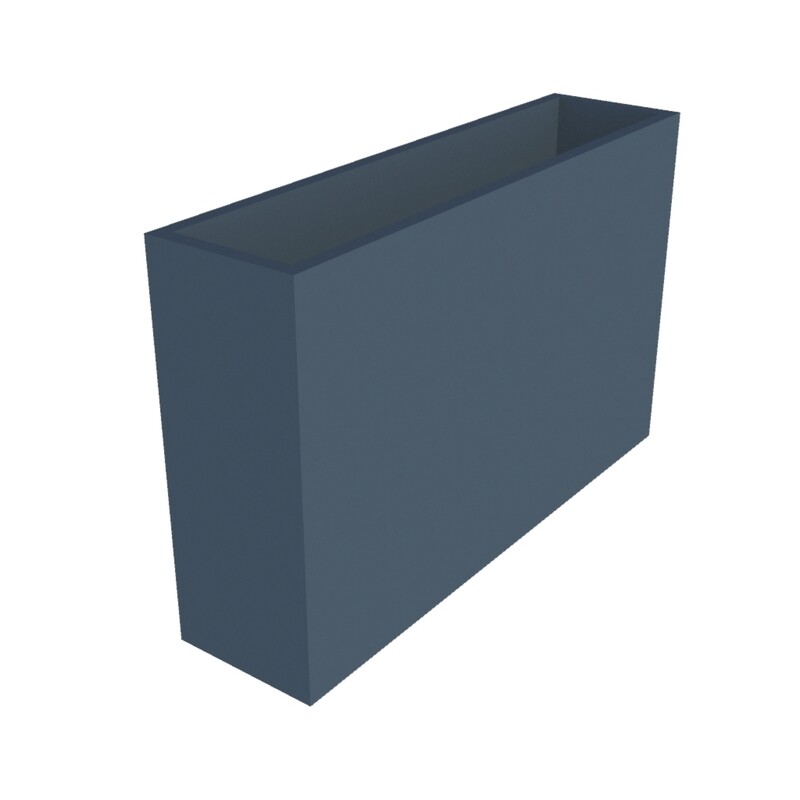 Powder Coated Rectangular Planter 1200 x 300 x 750