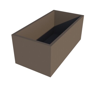 Powder Coated Rectangular Planter 1000 x 500 x 400