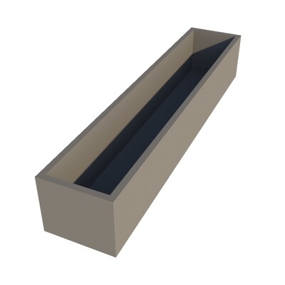 Powder Coated Rectangular Planter 1800 x 350 x 300