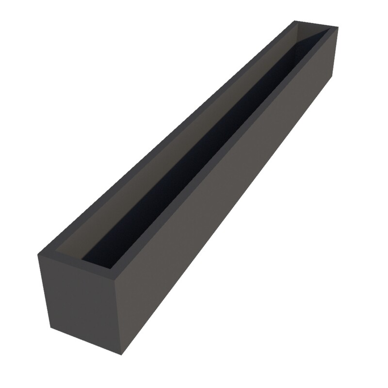 Powder Coated Long Window Box 2000 x 220 x 250