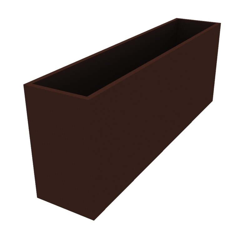 Powder Coated Rectangular Planter 1900 x 400 x 700