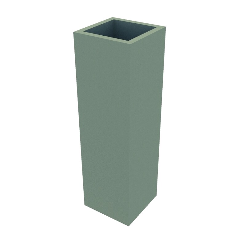 Powder Coated Cube Planter 300 x 300 x 1000