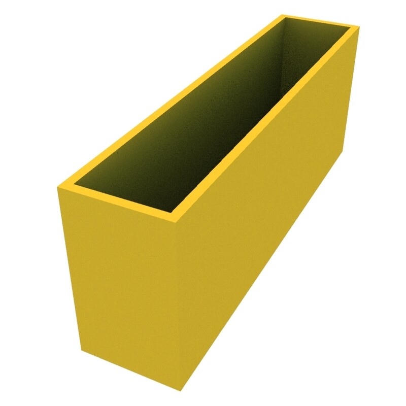 Powder Coated Rectangular Planter 1690 x 350 x 600