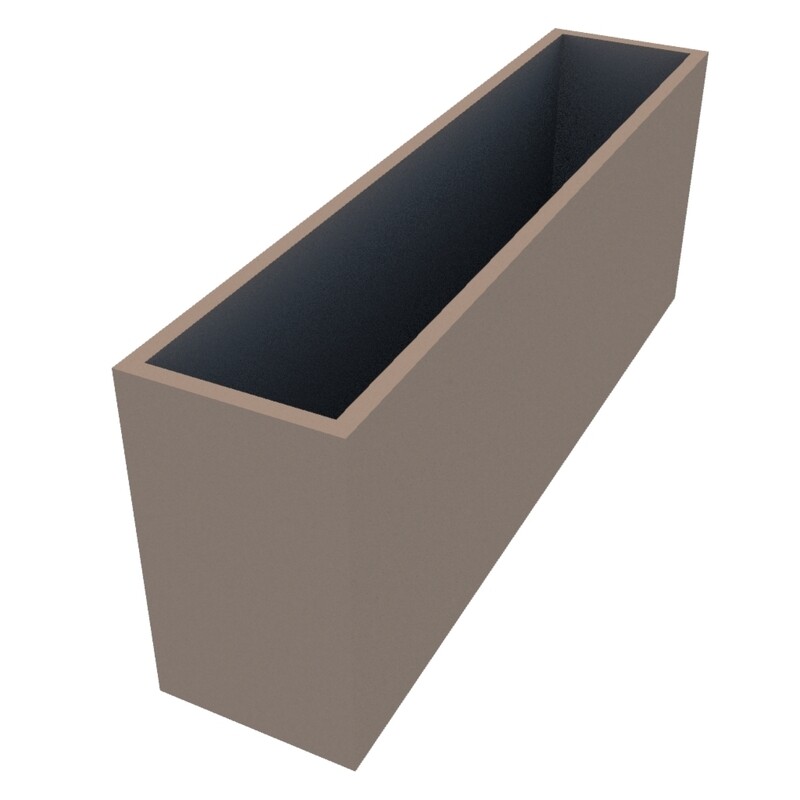 Powder Coated Rectangular Planter 1590 x 350 x 600