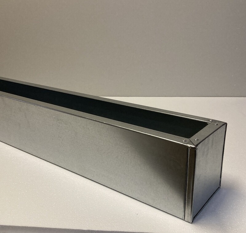 Galvanised Window Box 2000 x 250 x 250