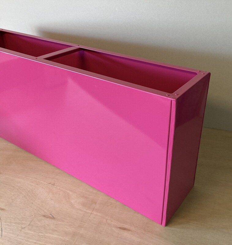 Powder Coated Long Rectangular Planter 2000 x 500 x 500