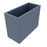 Powder Coated Rectangular Planter 800 x 350 x 600