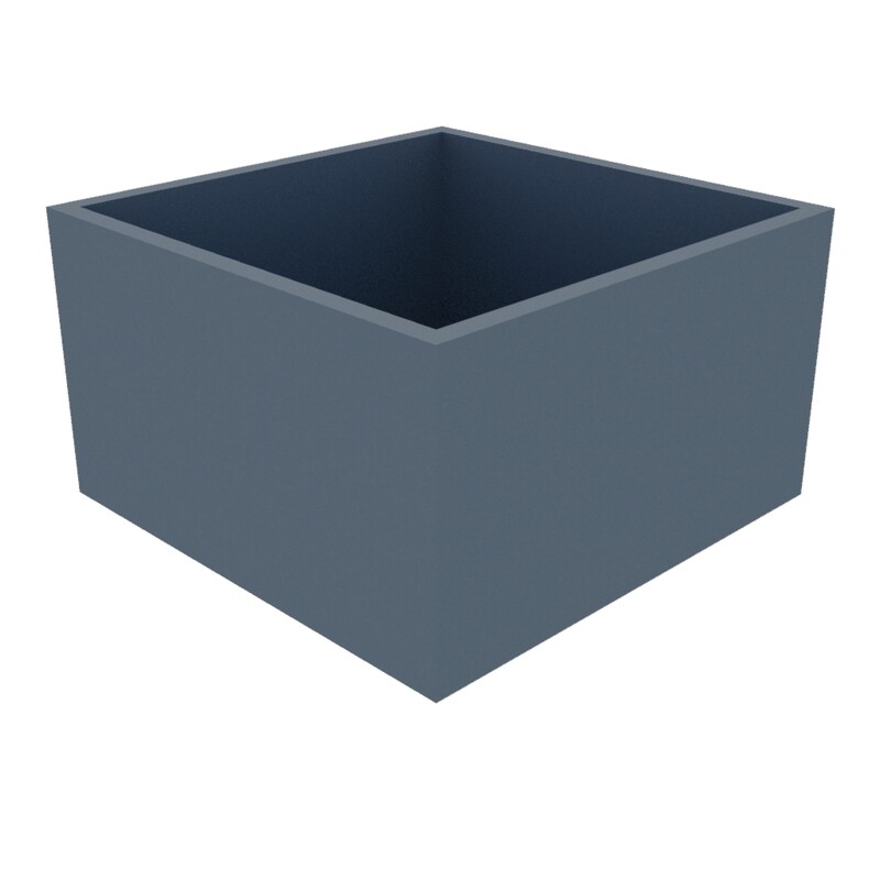 Powder Coated Cube Planter 700 x 700 x 400