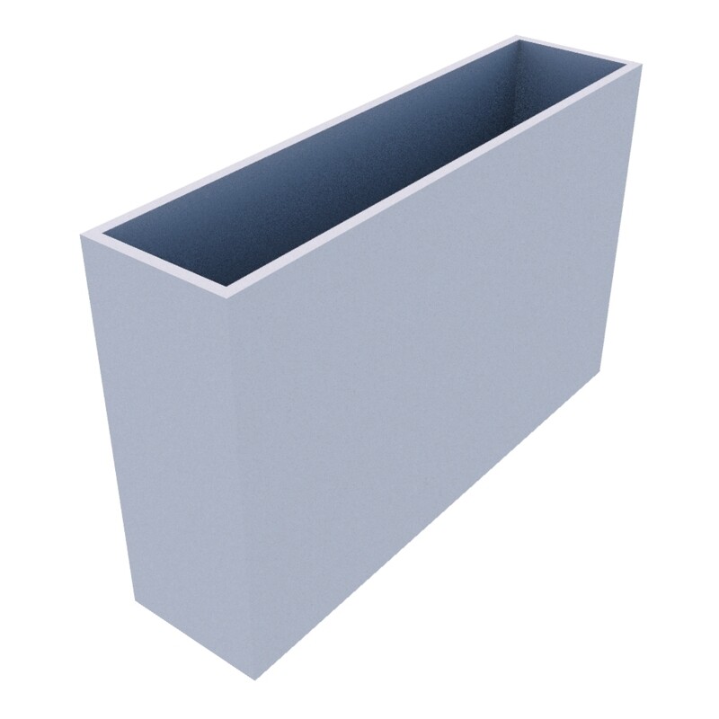 Powder Coated Rectangular Planter 1600 x 400 x 1000