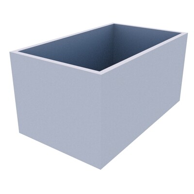 Powder Coated Rectangular Planter 1000 x 600 x 500