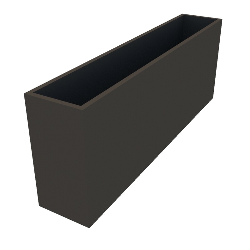 Powder Coated Rectangular Planter 1900 x 350 x 700