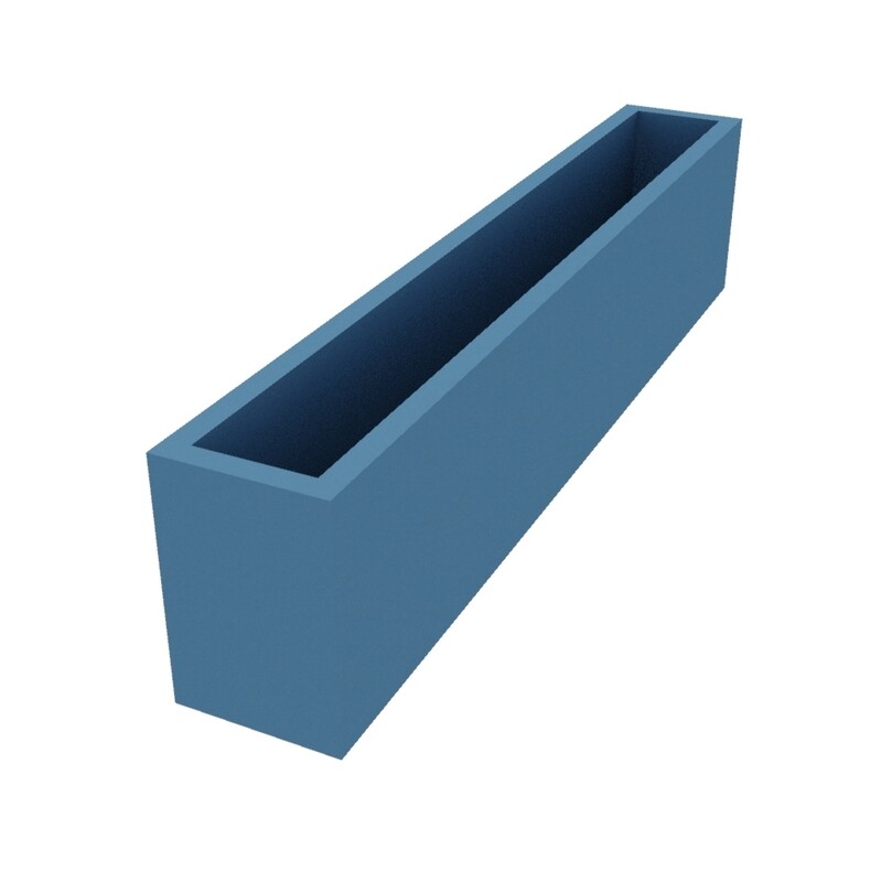 Powder Coated Rectangular Planter 1350 x 200 x 300
