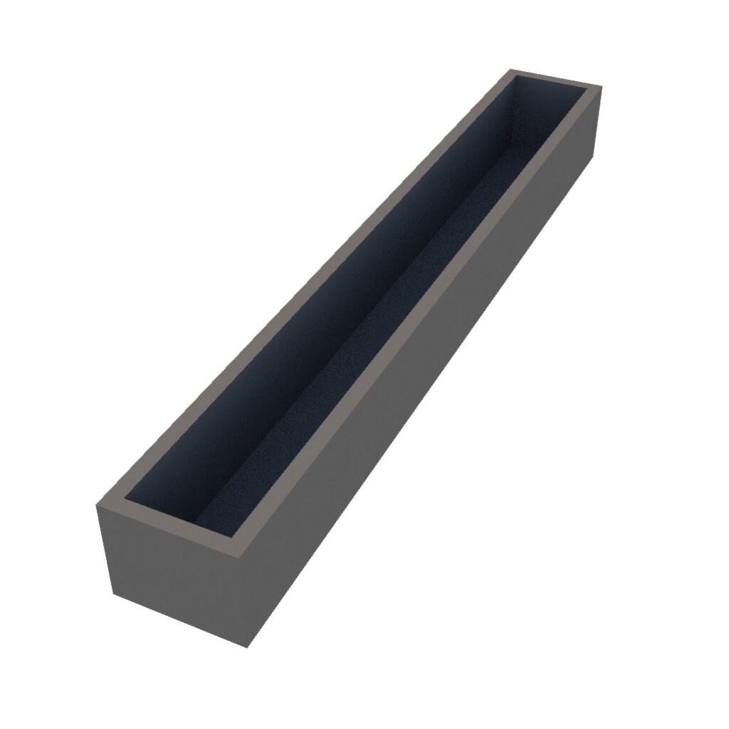 Powder Coated Long Window Box 1800 x 250 x 200