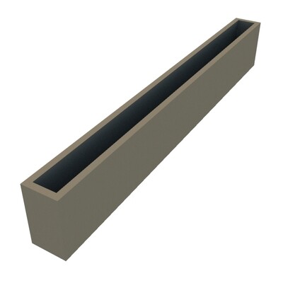 Powder Coated Long Window Box 2000 x 170 x 300