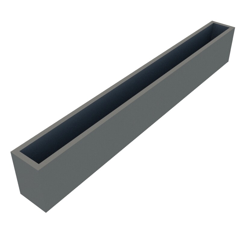 Powder Coated Long Window Box 2000 x 200 x 300
