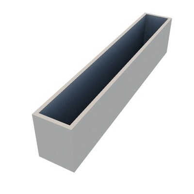 Powder Coated Rectangular Planter 1900 x 300 x 400