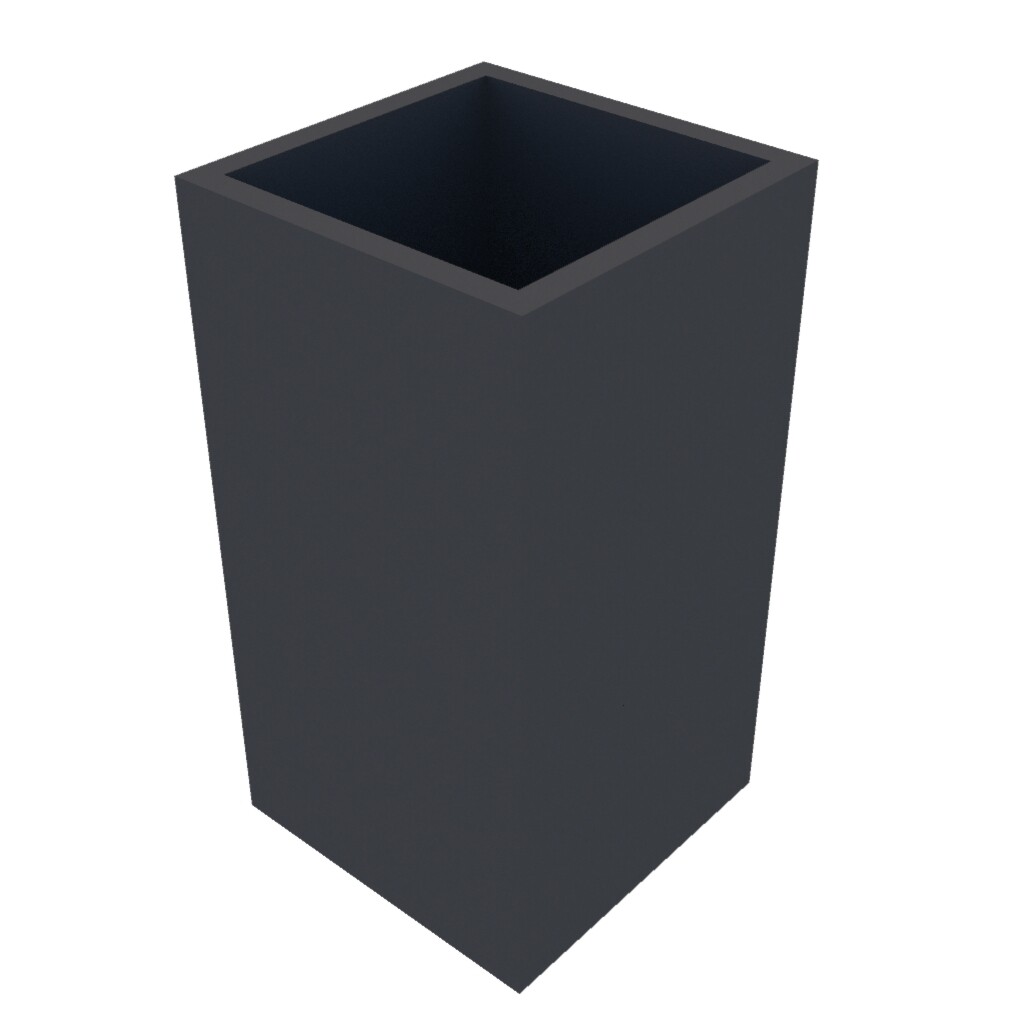 Powder Coated Cube Planter 400 x 400 x 750