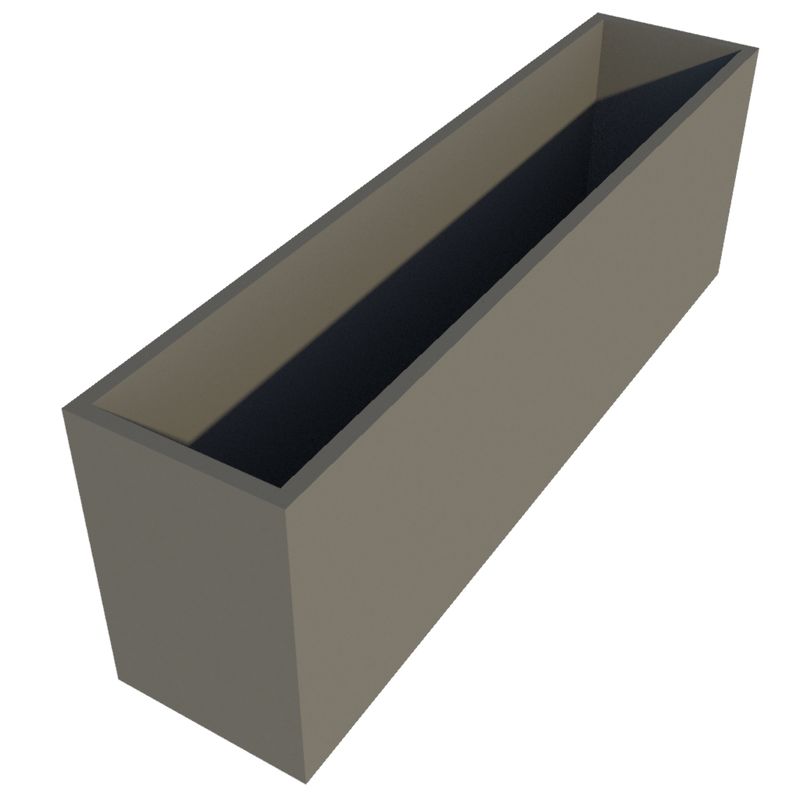 Powder Coated Rectangular Planter 1800 x 400 x 600