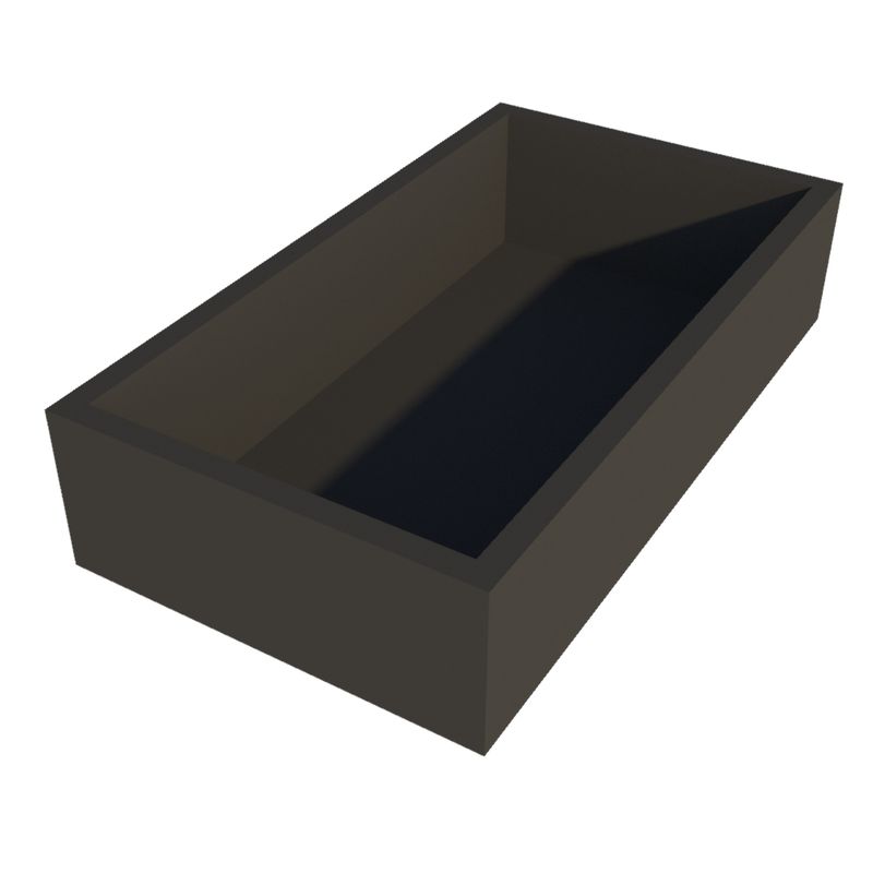 Powder Coated Rectangular Planter 900 x 500 x 200