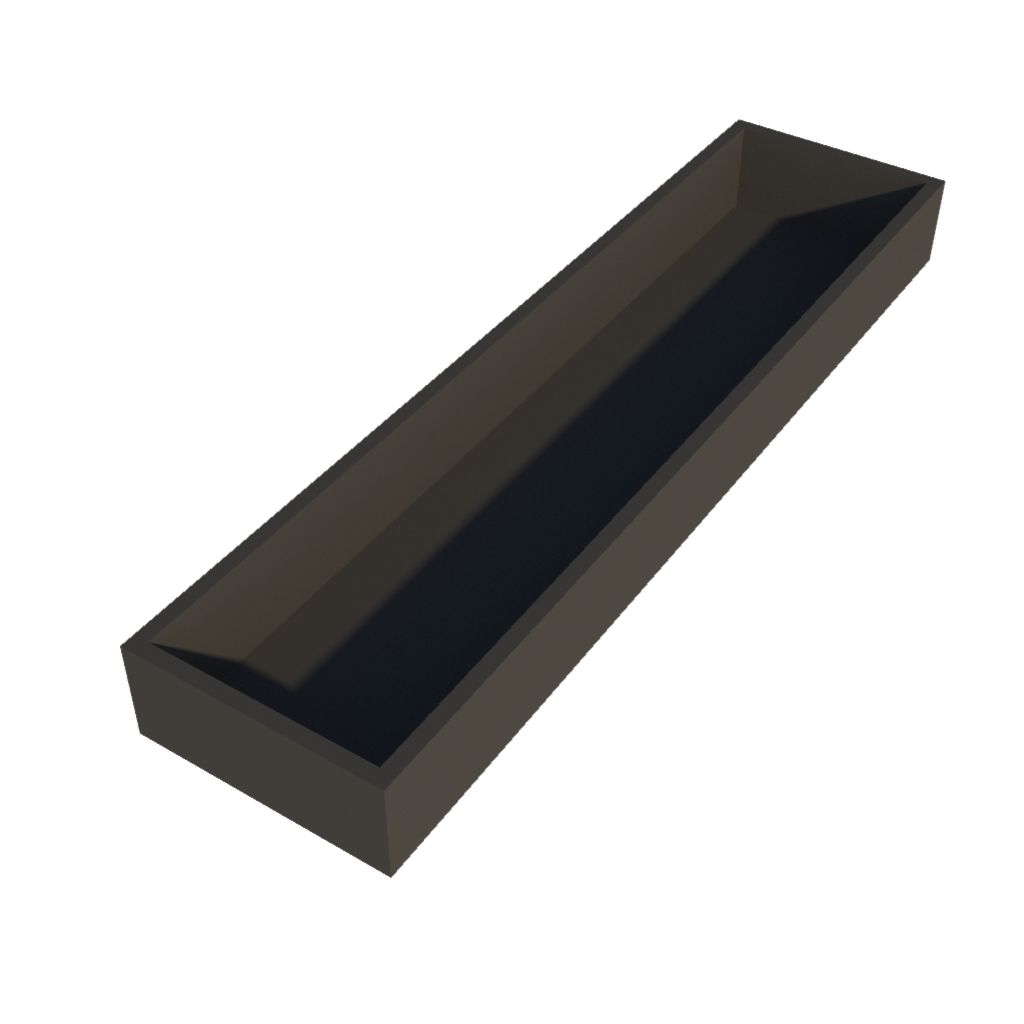 Powder Coated Long Rectangular Planter 2000 x 500 x 200