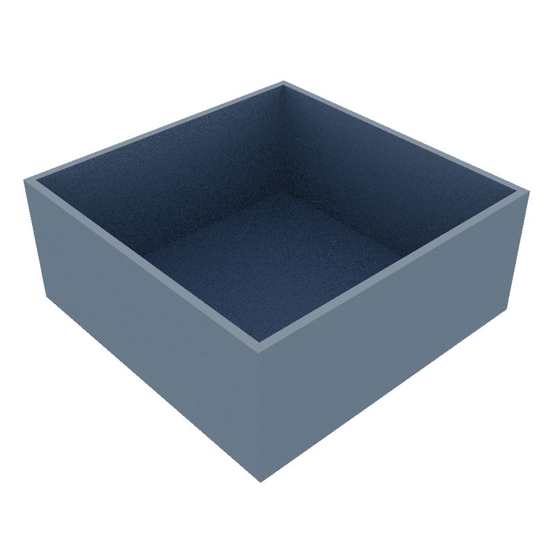 Powder Coated Rectangular Planter 1200 x 1200 x 500