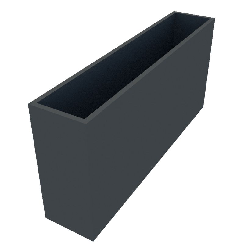 Powder Coated Rectangular Planter 1750 x 350 x 800