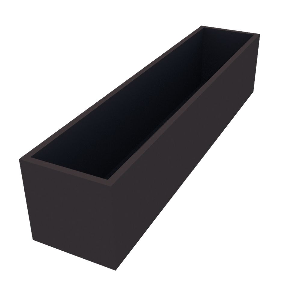 Powder Coated Rectangular Planter 1860 x 400 x 400