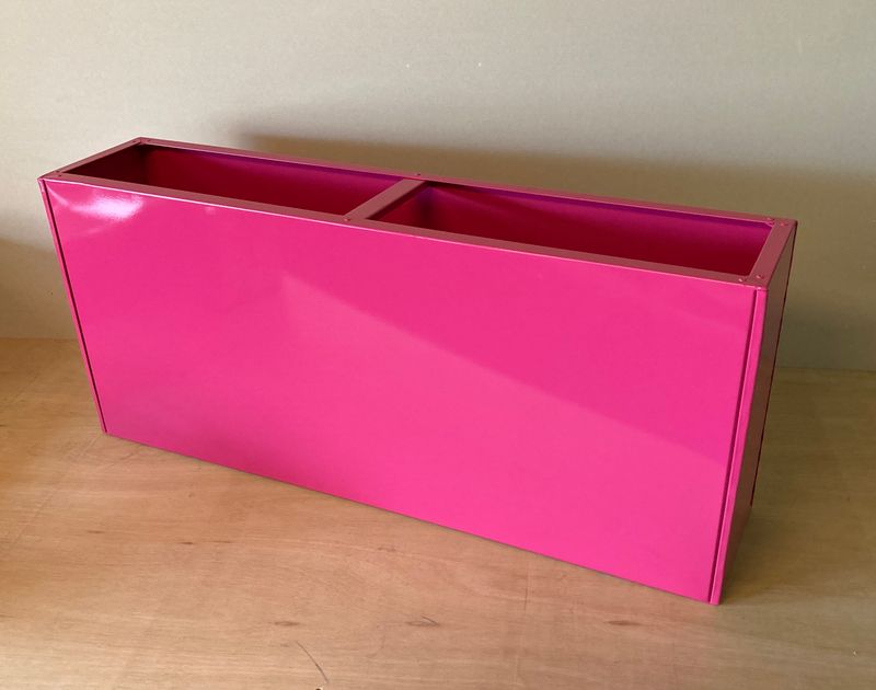 Powder Coated Rectangular Planter 1200 x 300 x 600