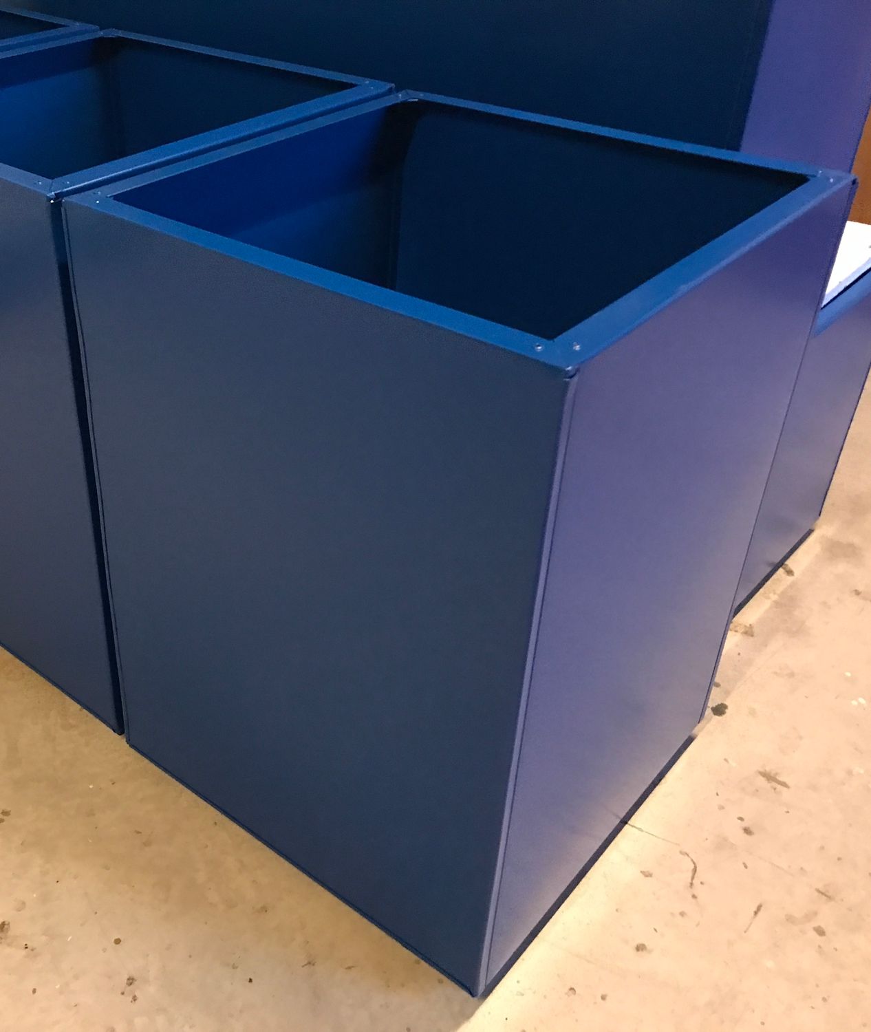 Powder Coated Cube Planter 600 x 600 x 800