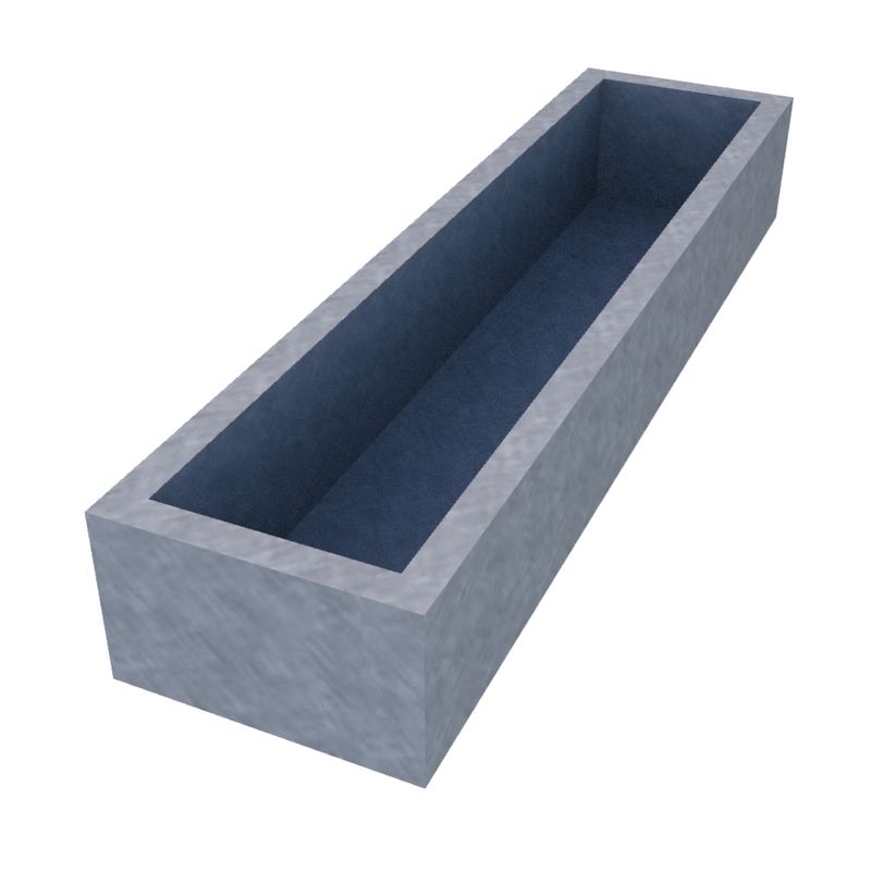 Galvanised Window Box 1000 x 250 x 150