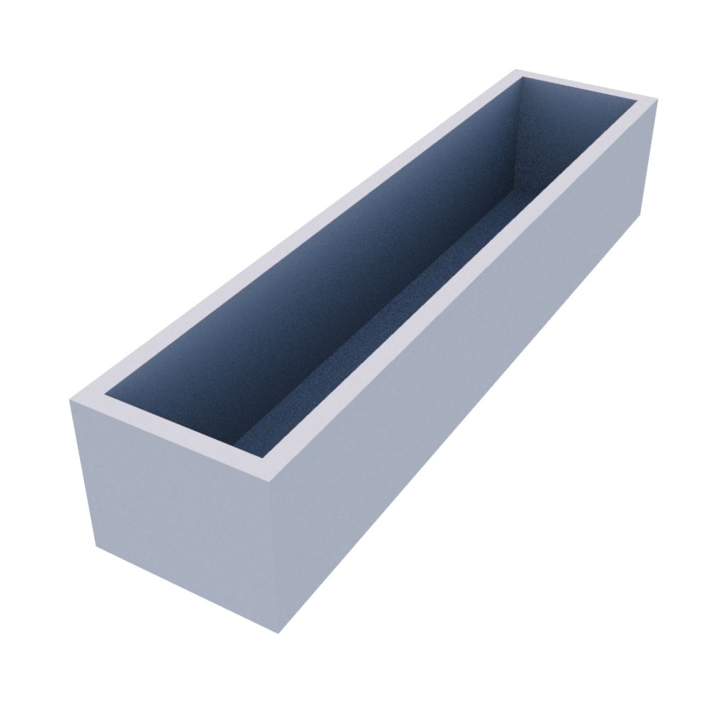 Powder Coated Window Box 1300 x 300 x 250