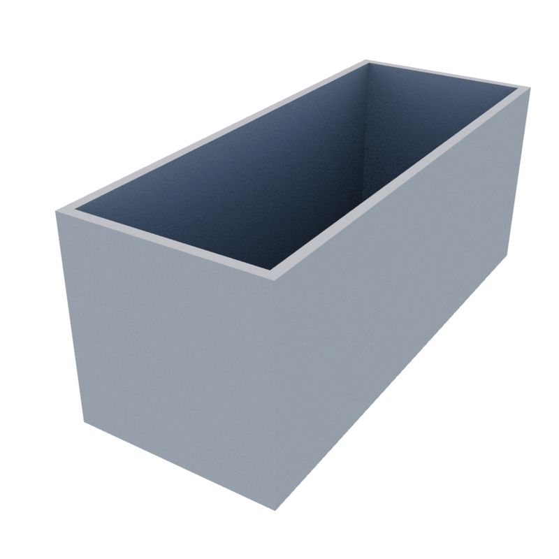 Powder Coated Rectangular Planter 1480 x 590 x 600