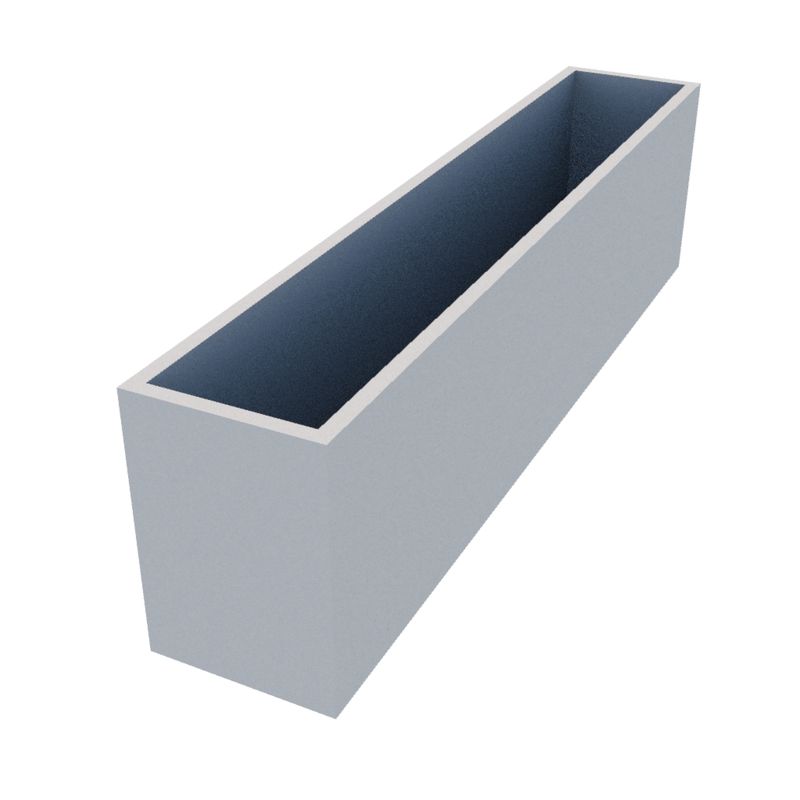 Powder Coated Rectangular Planter 1900 x 350 x 500