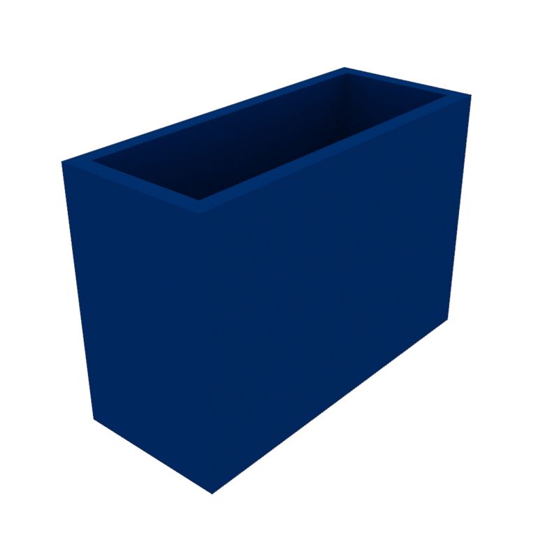Powder Coated Rectangular Planter 670 x 280 x 460