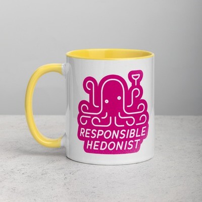 Pink Responsible Hedonist Mug