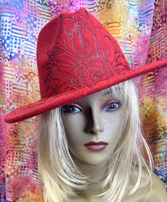Fedora cowboy burned hats
