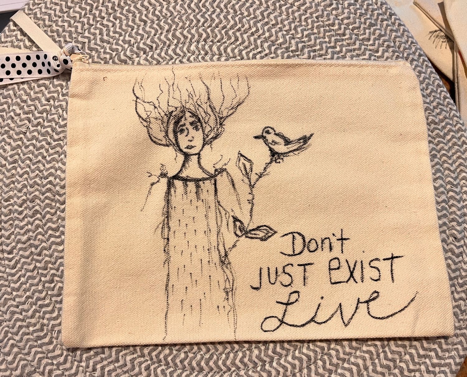 Small canvas bag