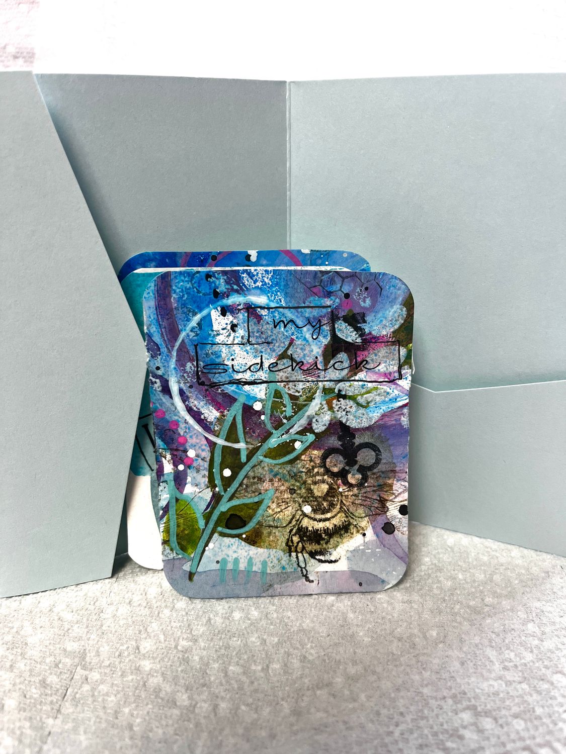 Affirmation cards hand painted watercolor