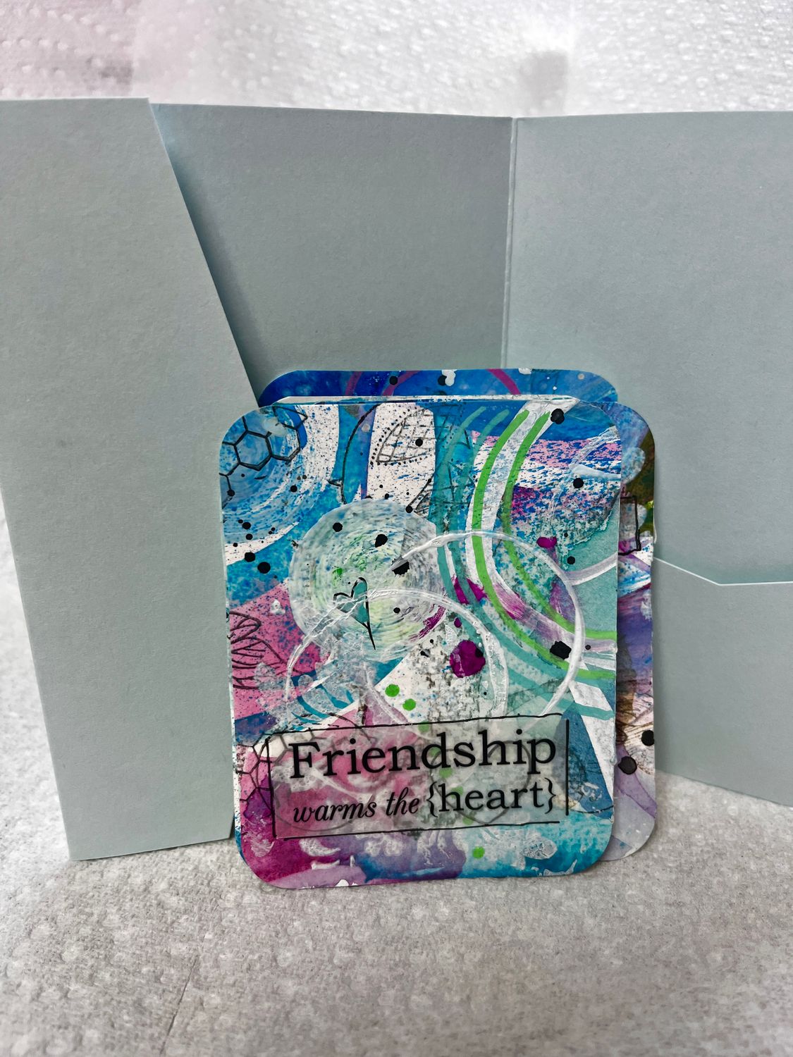 Affirmation cards hand painted watercolor