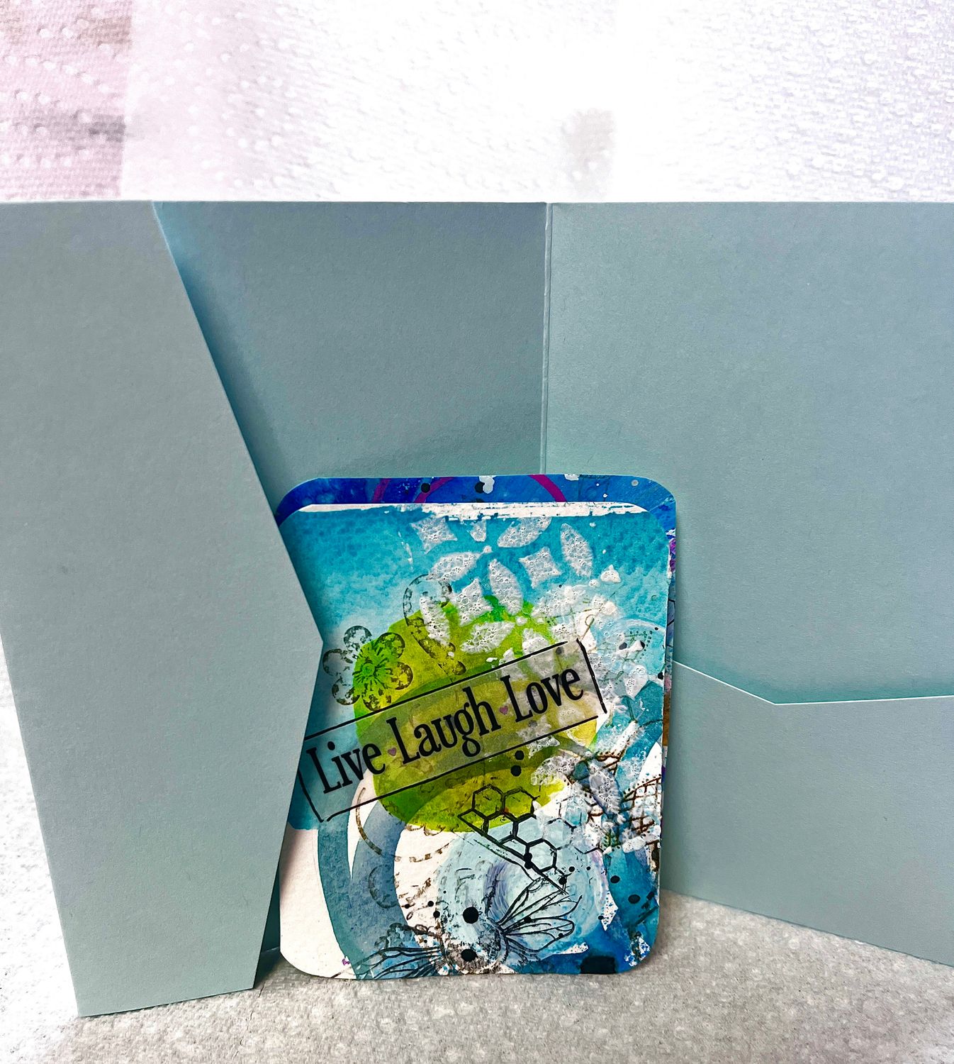 Affirmation cards hand painted watercolor